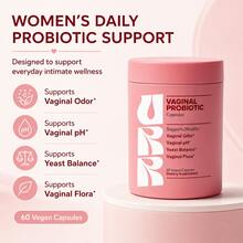 3 Bottles Women's Vaginal Probiotic, PH Balance, Odor & Yeast Support, Intimate Flora & Feminine Care, 180 Vegan Pills - 3瓶 - 查看 2