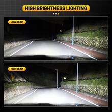 HYNBYZJ 2个H7 H4汽车灯泡 H1 H3 9006 HB4 H11 9005 HB3 9012 H9 9007 H13 超亮LED大灯远近光雾灯灯泡 白色6000K 12V - A - 查看 7