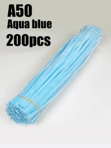 10-400pcs Batang Chenille Pipa DIY Kemasan Massal Dengan Video Tutorial, 60 Warna Batang Chenille Tebal 30cm Berwarna-warni, Batang Kerajinan Plush yang Dapat Dibengkokkan, Cocok untuk Membuat Bunga, Kerajinan Kembali ke Sekolah, Aksesori Rambut Plush dan Dekorasi DIY, Warna Asli Sesuai Gambar - Beberapa - View 47