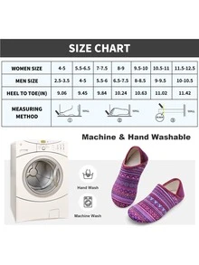 Leisfit 男女通用柔软轻便健身拖鞋、瑜伽鞋、防滑运动拖鞋 - 适合健身房、居家、旅行和户外活动 - 紫色 - 查看 3