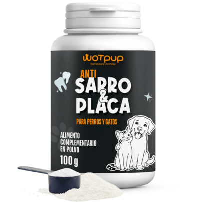 LA.GA Dental Bright - Polvo Blanqueador Dental para Perros y Gatos | Elimina Sarro y Placa | Aliento Fresco