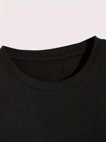 Men T-Shirts - 黑色 - 查看 3
