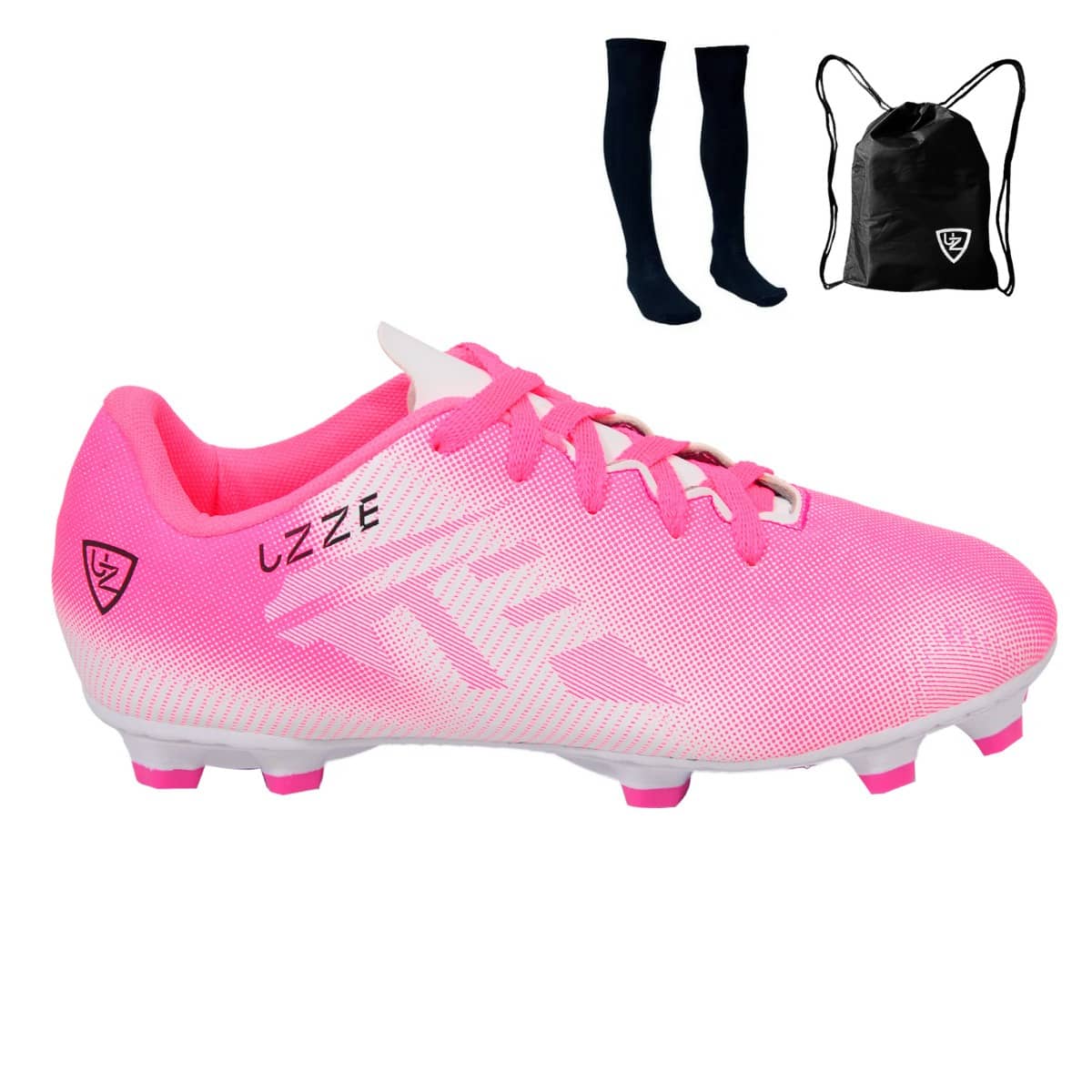 Original UZ Soccer Cleats, Uzze Sport Release, Socks, Backpack - 玫紅色 - 查看 1