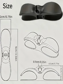 2 buah Pengatur Kabel Listrik, Desain Tanpa Bor, Pemasangan Mudah, Cocok untuk Kabel Data, Kipas Angin Listrik, Pengering Rambut, Berbagai Peralatan Rumah Tangga, Pengelolaan dan Penyimpanan Kabel. Produk Plastik - beraneka warna - View 7