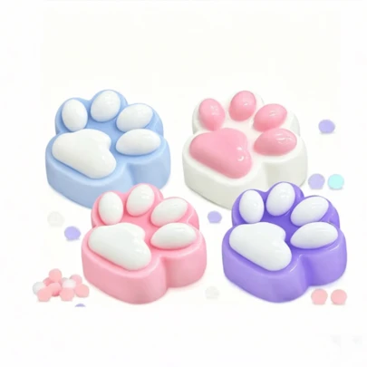 Stress Relief Toy - Taba Cat Paw, Squeeze Toy Paw, Soft Silicone Sticky Toy, Elastic Pressure And Pressure Release Toy, Elastic Resilient Cat Paw Gift