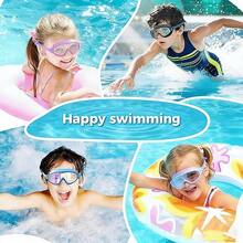 1/2pcs Kids Swimming Goggles With Earplugs, Large Frame Anti-Fog/Wide Vision Swimming Goggles For Boys And Girls Ages 4-12, First Day Of School - Multicolor - View 7