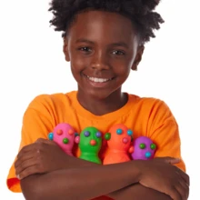 Feeling Anxious? No Problem, Introducing NeeDoh® Panic Pete - This Quirky Little Buddy Can Help You Stay In A Good Mood And Prevent Panic! Just Give It A Gentle Squeeze And Watch This Inflatable Little Fellow's Eyes, Nose, And Ears Pop Open In The Most Hilarious Way. Available In 4 Vibrant Colors. - Multicolor - View 7