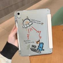 这款保护套适用于 Redmi Pad 2 11 英寸平板电脑，采用高透明亚克力后盖，带笔槽，支持智能休眠/唤醒功能，三折支架，提供全方位保护。同时，它也适用于 Redmi Pad SE 11 英寸平板电脑，以及华为 MatePad 11.5 S 平板电脑。 - 無色 - 查看 4