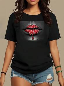 A Symbol Of Freedom Depicting A Rising Sun Surrounded By Birds In Flight, Conveying Positive Energy And Hope. Modern Casual Women's T-Shirts For Everyday Wear. - 黑色 - 查看 8