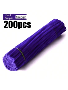 10-400pcs Batang Chenille Pipa DIY Kemasan Massal Dengan Video Tutorial, 60 Warna Batang Chenille Tebal 30cm Berwarna-warni, Batang Kerajinan Plush yang Dapat Dibengkokkan, Cocok untuk Membuat Bunga, Kerajinan Kembali ke Sekolah, Aksesori Rambut Plush dan Dekorasi DIY, Warna Asli Sesuai Gambar - Beberapa - View 73