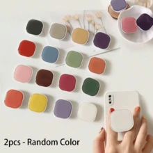 1pc Cute Solid Color Foldable Extendable Multi-Function Phone Holder & Clip - Adhesive Clip-On Smartphone Accessory, Suitable For IPhone, Android Phones, Birthday Gift, Gift For Family And Friends, Telescopic Phone Stand, Phone Accessory - Multicolor - View 13