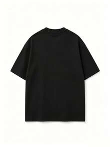 T-shirt homme REAL! à col rond et imprimé graphique, noir, style techwear, manches courtes, motif géométrique. Inspiré par l'esthétique minimaliste du groupe électronique belge real!, ce t-shirt streetwear ample est idéal au quotidien, pour les concerts, les sorties entre amis et les moments de détente. Confectionné en coton mélangé respirant, il constitue un cadeau parfait pour un anniversaire, les fêtes ou tout autre événement, pour les fans de real!, les amateurs de techwear et les mélomanes. Un incontournable de la mode en toute saison. - Noir - Voir 2