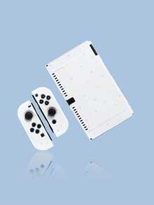 Switch游戏机配件，星形图案，兼容新款Switch2（2025），NS2/Switch OLED/Switch保护壳及收纳袋，送给Switch玩家的最佳礼物，情人节浪漫礼物 - 彩色 - 查看 11