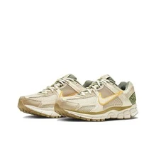 Nike Zoom Vomero 5 Comfortable And Durable Low-Top Running Shoes For Casual Training And Urban Commuting, Women's, Off-White/Yellow-Green - Khaki - View 3