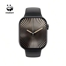 Microwear S10 Smart Watch, IP68 Waterproof, 2.08" HD Display, Bluetooth Call, Blood Pressure, Fitness Tracker, Sleep Monitor, Compatible With Android & IOS, 380mAh Battery, Suitable For Daily Use/Sports/Gifts - Black - View 1