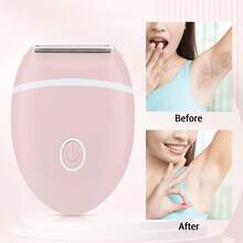 Máy cạo râu điện 3 trong 1 dành cho nữ, dụng cụ tẩy lông không đau, máy cạo lông toàn thân chống nước dùng cho mặt, chân và vùng bikini. - Nhiều màu - Xem 2