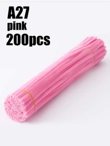10-400pcs Batang Chenille Pipa DIY Kemasan Massal Dengan Video Tutorial, 60 Warna Batang Chenille Tebal 30cm Berwarna-warni, Batang Kerajinan Plush yang Dapat Dibengkokkan, Cocok untuk Membuat Bunga, Kerajinan Kembali ke Sekolah, Aksesori Rambut Plush dan Dekorasi DIY, Warna Asli Sesuai Gambar - Beberapa - View 72