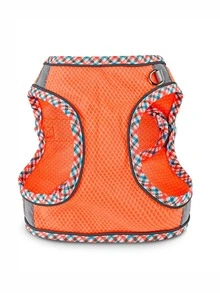 1pc Universal Pet Breathable Mesh High Visibility Reflective Anti-Escape Harness Leash, Suitable For Dogs & Cats Outdoor Walking, Travel, Daily Use - Multicolor - View 15