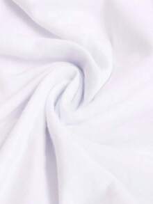 Women's Short-Sleeved T-Shirt With Cow Head Print And Round Neck - White - View 5
