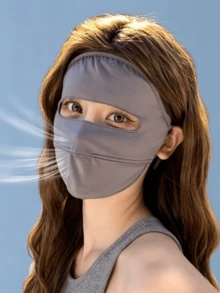 1pc Women's Summer Ice Silk Full Face Sun Protection Mask, Breathable & Comfortable, Suitable For Driving, Vacation, Commuting, Travel, Outdoor & BeachSun Protection Essentials In Summer - Summer Facekini - View 9