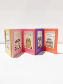 1組3英吋磁吸冰箱相框，創意照片展示桌面裝飾，小卡照片夾，記錄美好時刻，辦公室廚房客廳臥室裝飾，情人節生日新年禮物 - 多色 - 查看 10