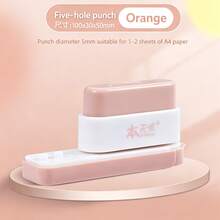 1 Stück 5-Loch Locher: Büro-Organizer Gadget, geeignet für Notizbücher und Aktenablage, tolles Geschenk für den Schulanfang, ideal für Büro und Studium - Einzelstück - Übersicht 16