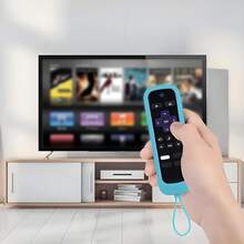 3 Piecesmulti-Color Luminous Silicone Protective Case With Hanging Strap For Remote Control, Suitable For Series The Luminous Effect Makes It Easy To Find, The Hanging Strap Makes It Convenient For Storage, And The Semi-Covered Design Provides Shock Resistance And Anti-Drop Protection. - View 3