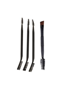 Bộ 3 món màu trắng và đen, đa năng, linh hoạt, thiết kế tiện dụng, dùng dụng cụ uốn mi và cọ kẻ lông mày. - màu đen - Xem 6