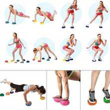 4pcs Half Round Durian Ball PVC Inflatable Half Round Yoga Ball Massage Point Fitness Balance Ball, Multiple Colors Available - 4-pack - View 9