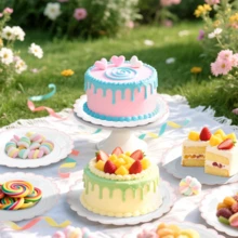 46/32/18 piezas Platos de fiesta de 7 pulgadas, platos desechables para postres, platos de papel grueso, a prueba de fugas, reutilizables, adecuados para fiestas, picnics, campamentos, almacenamiento en el hogar, platos para pasteles, fiestas de cumpleaños, bodas, días festivos, graduaciones, primavera/verano, Navidad, Acción de Gracias - Multicolor - Ver 7
