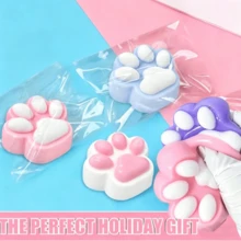 减压玩具 - Taba 猫爪，挤压玩具爪，柔软硅胶粘性玩具，弹性压力释放玩具，弹性猫爪礼物 - 彩色 - 查看 7