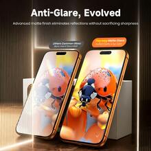 XINHONGYU 2pcs Matte Privacy Tempered Glass Screen Protector, Compatible With IPhone 17 Pro Max/17 Pro/17/Air/16 Pro Max/16/16 Pro/16 Plus/14 Pro Max, 9H+ Scratch-Resistant, Sensitive Touch, Compatible With Phone Cases, Includes Cleaning Kit, High-Quality 9H+ - Black - View 5