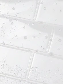 10/20片 11.56吋 X 8.38吋 撕貼式地鐵磚背景牆貼，自黏式牆磚，防水防污，可拆卸 DIY 廚房浴室節日裝飾 (亮白色光澤) - 純白磚 - 查看 7