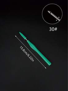友好型戳戳绣针套装，新款彩色戳戳绣针，带保护帽，可选尺寸：25#、30#、35#、50#，适用于圣诞节和复活节戳戳绣手工艺品、手工礼品和季节性物品。 - 附蓋戳針 - 查看 4
