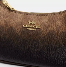 Coach Women's Teri Mini Crossbody Bag - 金棕色 - 查看 4