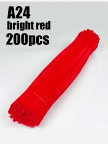 10-400pcs Batang Chenille Pipa DIY Kemasan Massal Dengan Video Tutorial, 60 Warna Batang Chenille Tebal 30cm Berwarna-warni, Batang Kerajinan Plush yang Dapat Dibengkokkan, Cocok untuk Membuat Bunga, Kerajinan Kembali ke Sekolah, Aksesori Rambut Plush dan Dekorasi DIY, Warna Asli Sesuai Gambar - Beberapa - View 51