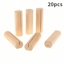 10/20 chiếc giá đỡ thiệp cưới bằng gỗ, đồ trang trí thủ công, vật trưng bày, bảng hiệu acrylic cho bàn tiệc cưới, tiệc sinh nhật và trang trí nhà cửa. - Xem 13