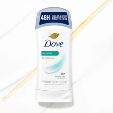 Dove Sensitive Stick Deodorant 48H Sweat & Odor Protection 2.6 Oz Pack Of 10 - 多樣化香型 - 查看 3