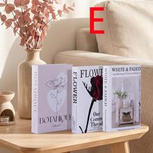 3/2pcs Decorative Faux Books, Luxury Modern Style Fake Decorative Books, Suitable For Home Bookshelf Decor, Stacking On Coffee Table, Living Room Bookcase Decor, Fashion Accents And Holiday Decoration - A - View 6