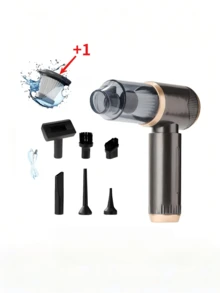 1pc Wireless Handheld Vacuum Cleaner, Dual Use For Home & Car, 5000Pa Strong Suction, Blow & Vacuum 7-In-1 Accessory Gift Box, Long-Lasting USB Rechargeable, Removes Pet Hair, Dust, Debris, Sofa Cleaning, Christmas Gift - MultiWarna - View 12