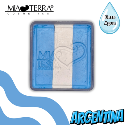 MIA TERRA COSMETICS MIA TERRA COSMETIC´S - CUBITO PAMBOLERO BANDERAS MUNDIALISTAS 18 gramos, Maquillaje de fantasía base agua para bodypaint no toxico