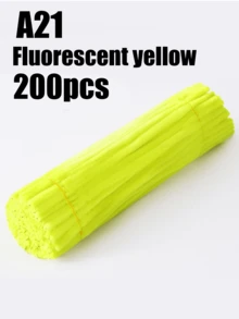 10-400pcs Batang Chenille Pipa DIY Kemasan Massal Dengan Video Tutorial, 60 Warna Batang Chenille Tebal 30cm Berwarna-warni, Batang Kerajinan Plush yang Dapat Dibengkokkan, Cocok untuk Membuat Bunga, Kerajinan Kembali ke Sekolah, Aksesori Rambut Plush dan Dekorasi DIY, Warna Asli Sesuai Gambar - Beberapa - View 58