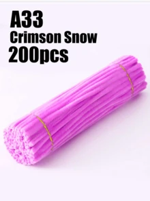 10-400pcs Batang Chenille Pipa DIY Kemasan Massal Dengan Video Tutorial, 60 Warna Batang Chenille Tebal 30cm Berwarna-warni, Batang Kerajinan Plush yang Dapat Dibengkokkan, Cocok untuk Membuat Bunga, Kerajinan Kembali ke Sekolah, Aksesori Rambut Plush dan Dekorasi DIY, Warna Asli Sesuai Gambar - Beberapa - View 37