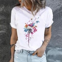 Women T-Shirts - White - View 1