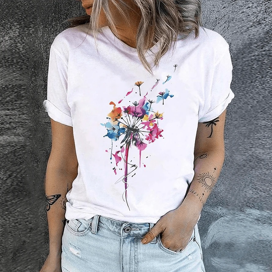Women T-Shirts - White - View 1