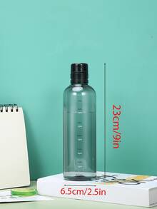 1个Time Scale水瓶，500毫升塑料运动水瓶，时尚简约防漏便携水瓶，适合户外运动、健身、徒步旅行、音乐节等场合。 - 粉色 - 查看 9
