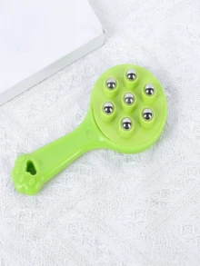 1个手持式7珠滚轮按摩器全身腹部按摩手动滚动刮痧工具 - 彩色 - 查看 9