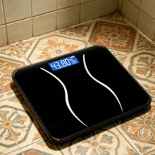 Báscula de peso corporal - Negro - Ver 3