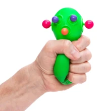 Feeling Anxious? No Problem, Introducing NeeDoh® Panic Pete - This Quirky Little Buddy Can Help You Stay In A Good Mood And Prevent Panic! Just Give It A Gentle Squeeze And Watch This Inflatable Little Fellow's Eyes, Nose, And Ears Pop Open In The Most Hilarious Way. Available In 4 Vibrant Colors. - Multicolor - View 9