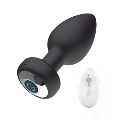 Vibrating Butt Plug Remote Silicone Anal Butt Plugs Vibrator Prostate Massager 10 Vibration Modes Rechargeable Adult Sex Toys For Men Women  Couples